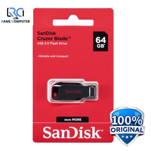 SANDISK Flash Disk 64GB CRUZER BLADE / USB FLASH 64GB