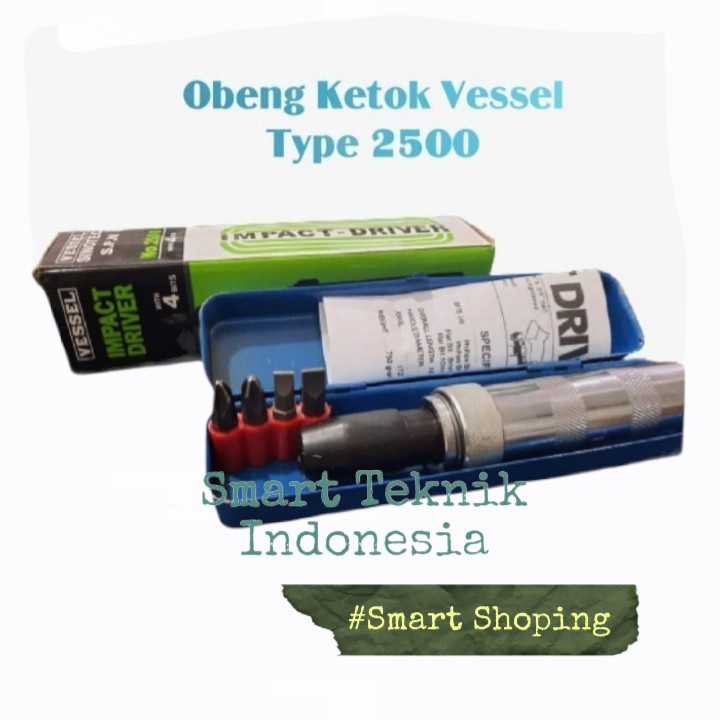 OBENG KETOK VESSEL - Obeng Ketok Set  - Obeng Ketok Putar VESSEL