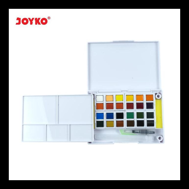 

BARU WATERCOLOR CAT AIR JOYKO WC-2001 24 COLORS WARNA PERALATAN MELUKIS TERMURAH PING LENGKAP