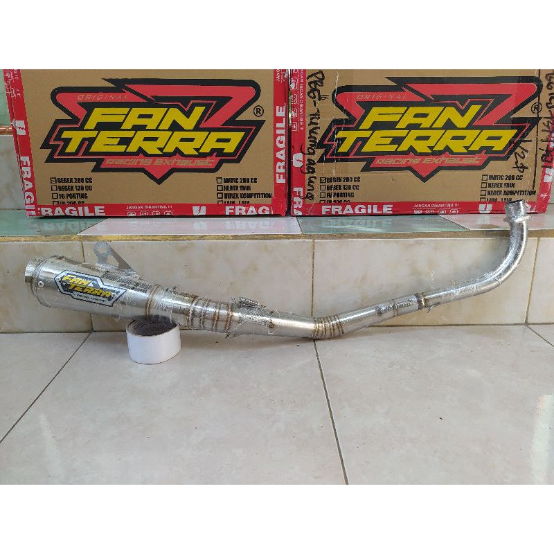 knalpot fanterra jupiter 130cc