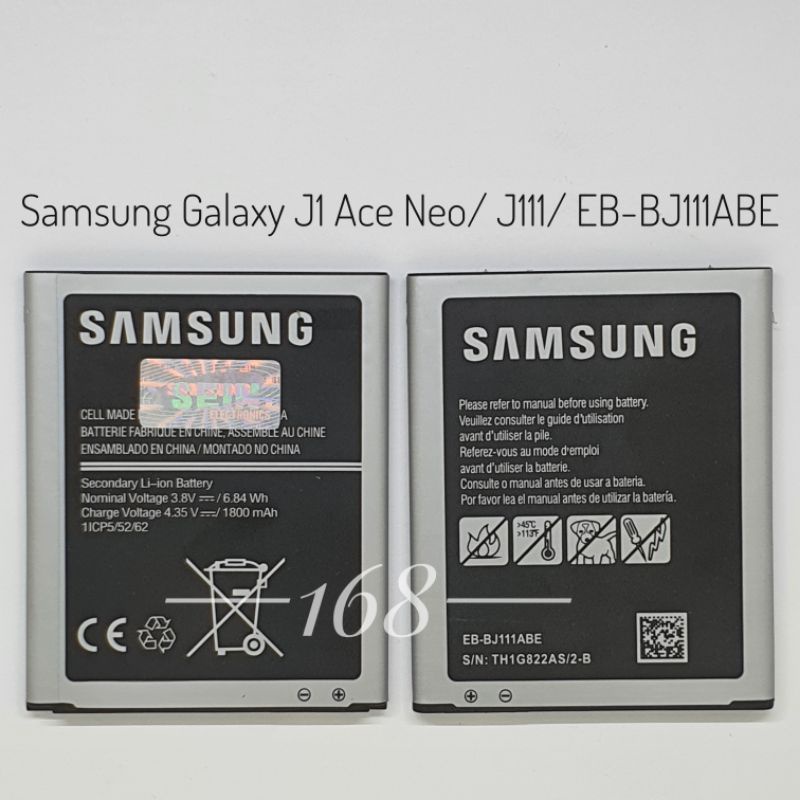 Baterai Batre Samsung Galaxy J1 Ace Neo J111 Batere Samsung EB-BJ111ABE Original