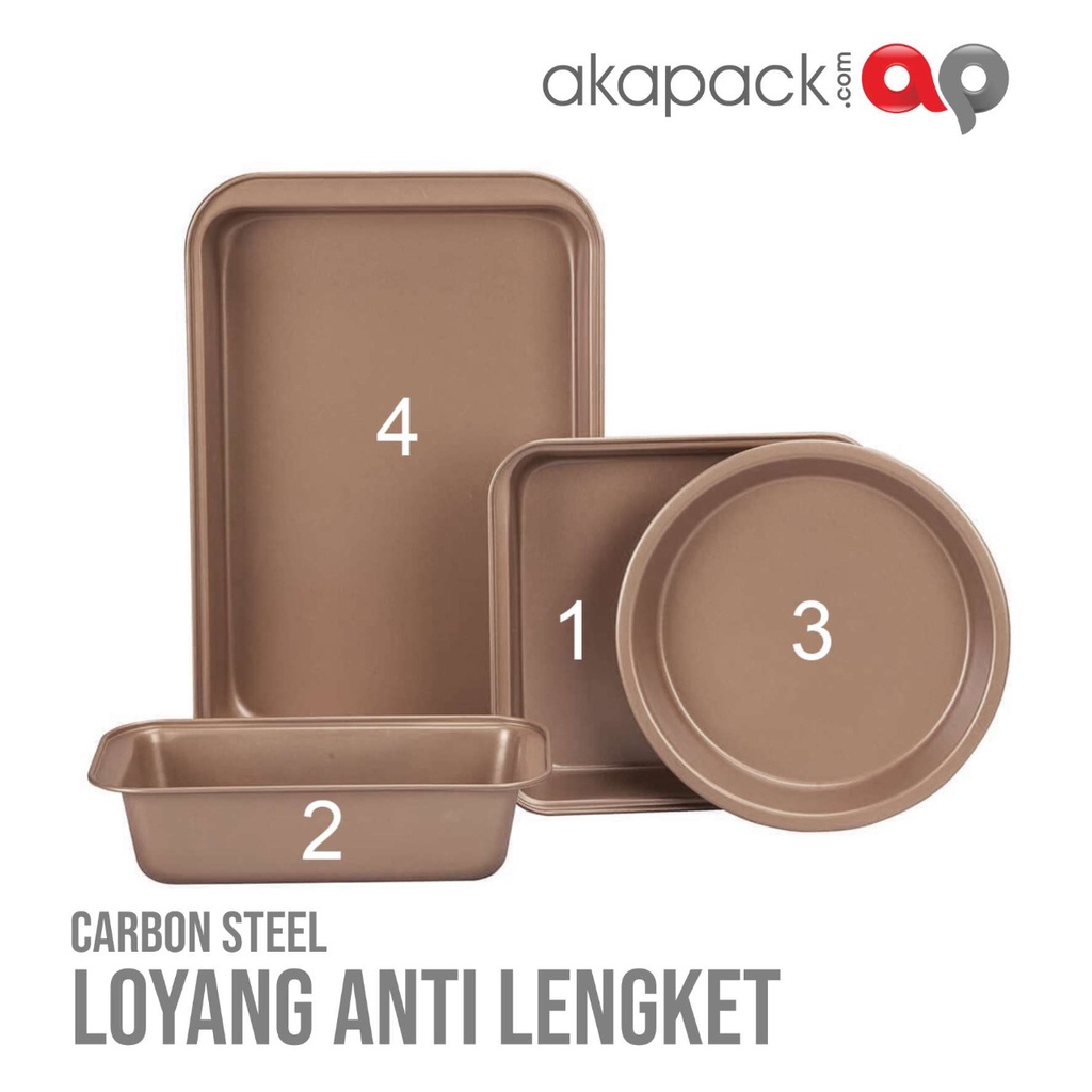 Loyang Stainless Anti Lengket / Loyang Kue