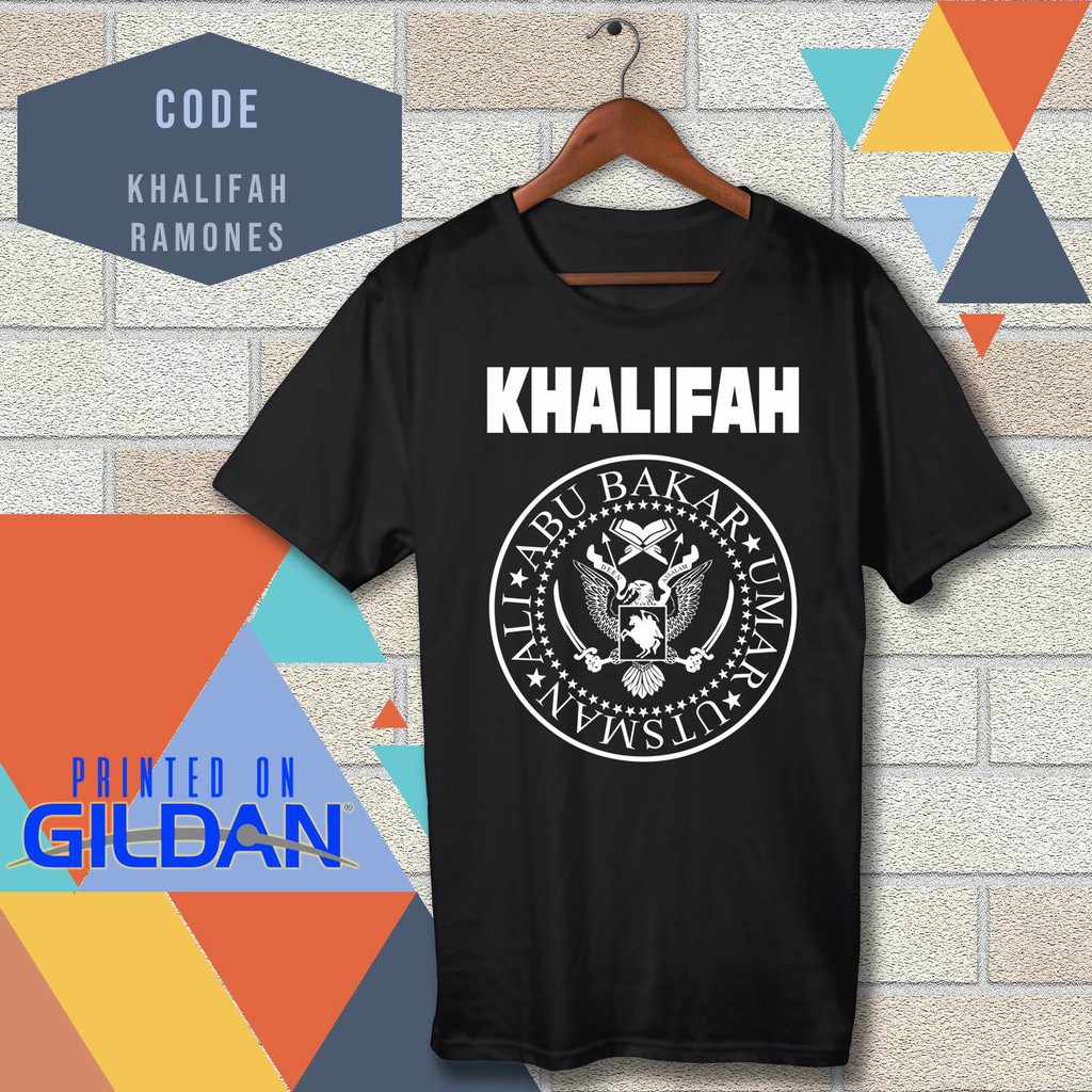 kaos dakwah muslim tauhid hijrah islam khalifah ramones