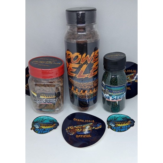 pelet Channa Jogja Power pelet,Pelet Maru.Pelet Blue Series (Free Stiker).