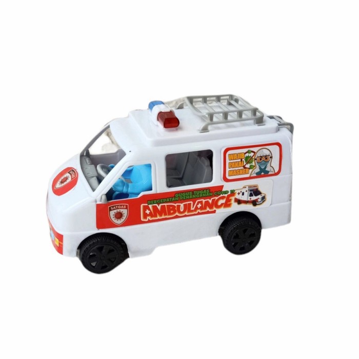 Mainan Mobil Ambulance Mobil Mobilan Anak Kado Anak 1 2 3 4 5 Tahun