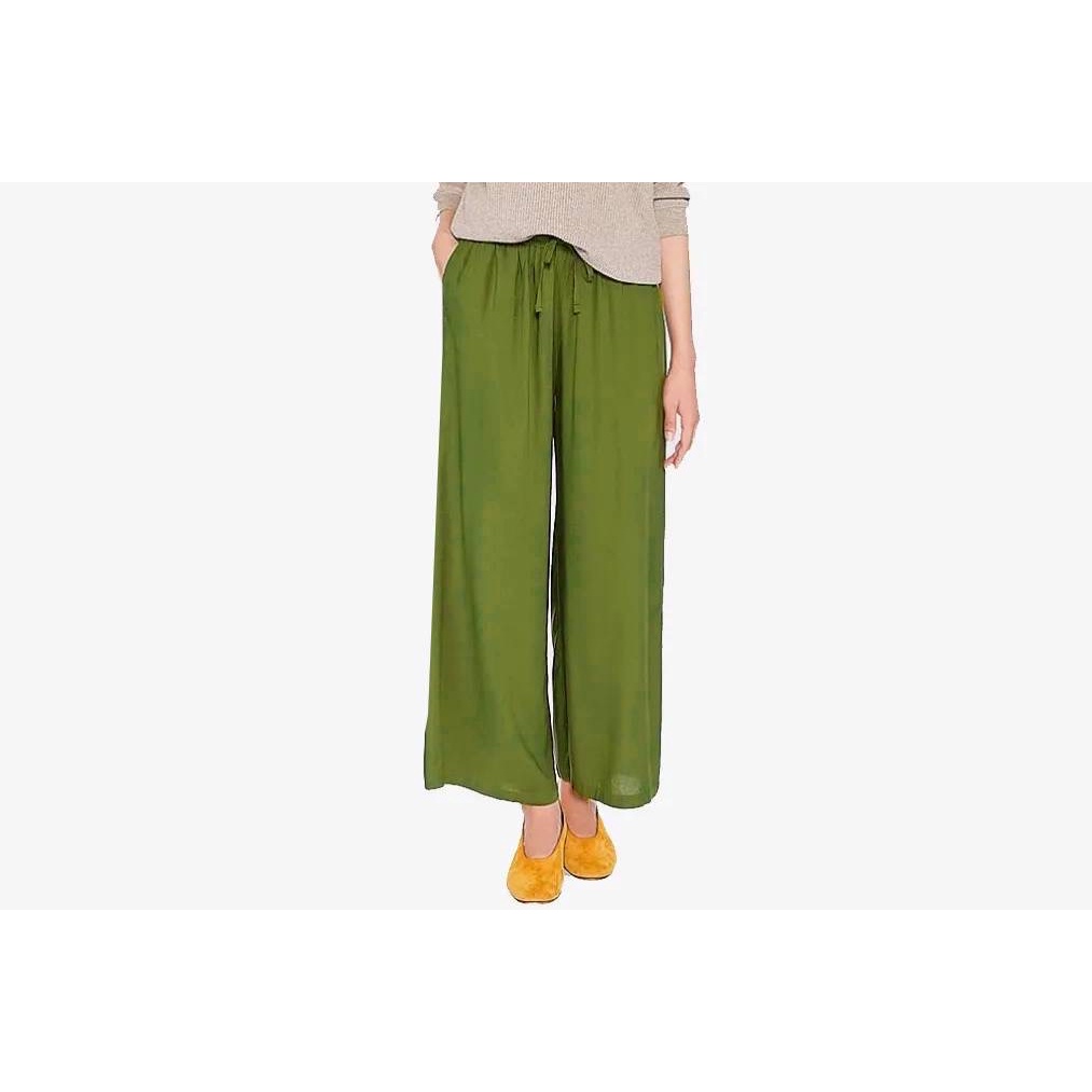 Uniqlo Relaco Long Wide Leg Pants