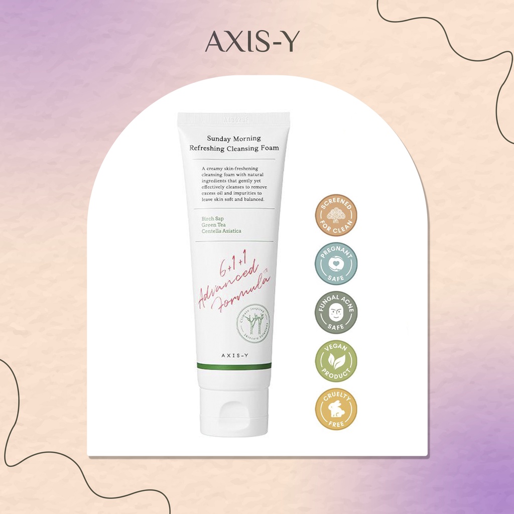 Axis-Y Sunday Morning Refreshing Cleansing Foam [120ml]