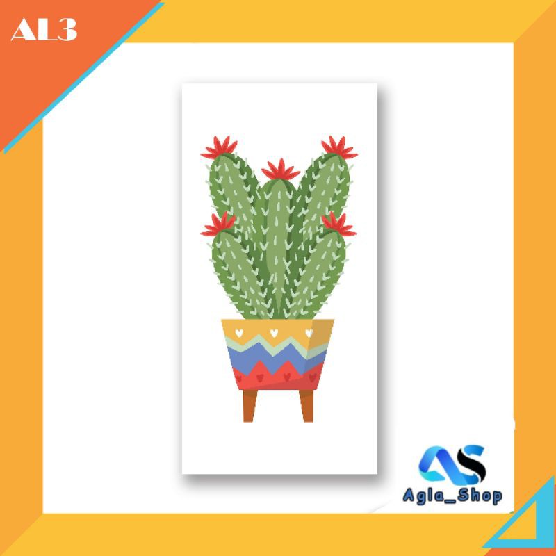 Hiasan Dinding Pohon Kaktus