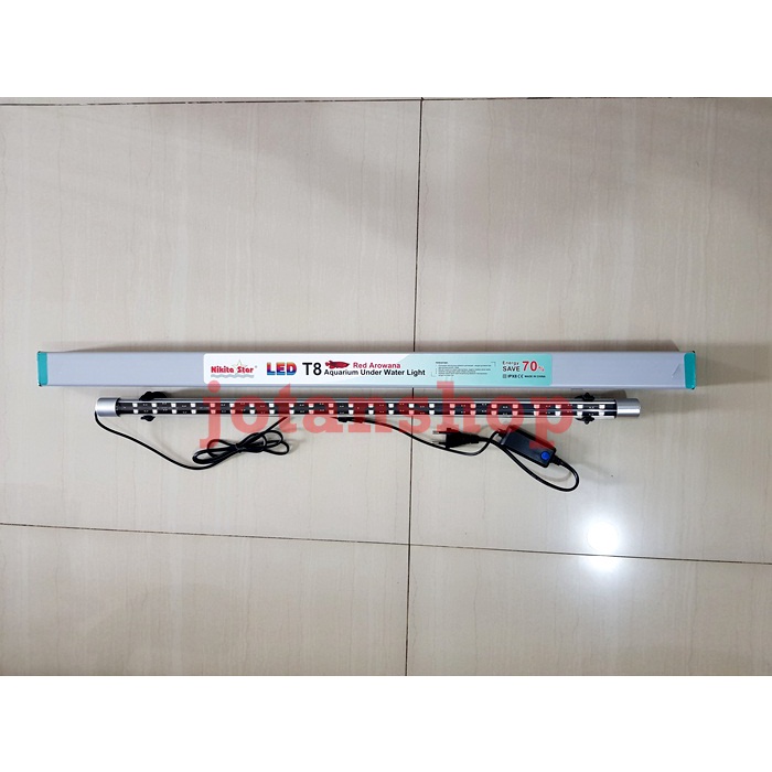 NIKITA STAR NS T8 1000 LAMPU CELUP LED TANNING RED AROWANA LOUHAN ARWANA