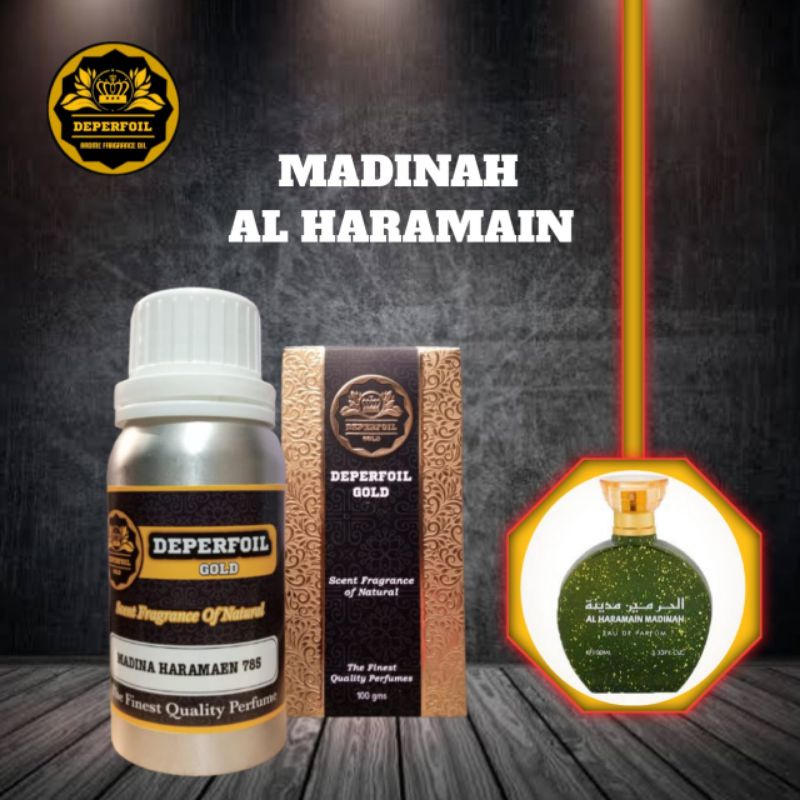Parfum MADINAH HARAMAIN 100 grm Segel Parfum Madinah