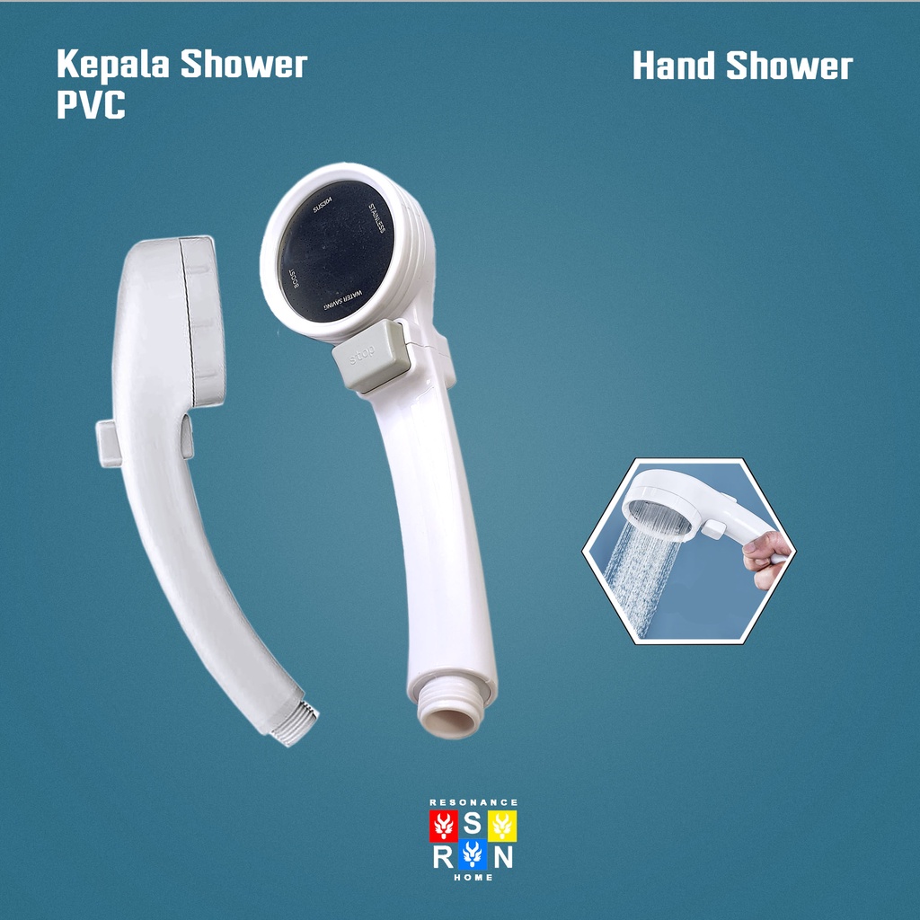 Hand Shower Kamar Mandi Kepala Bahan PVC Resonance Home