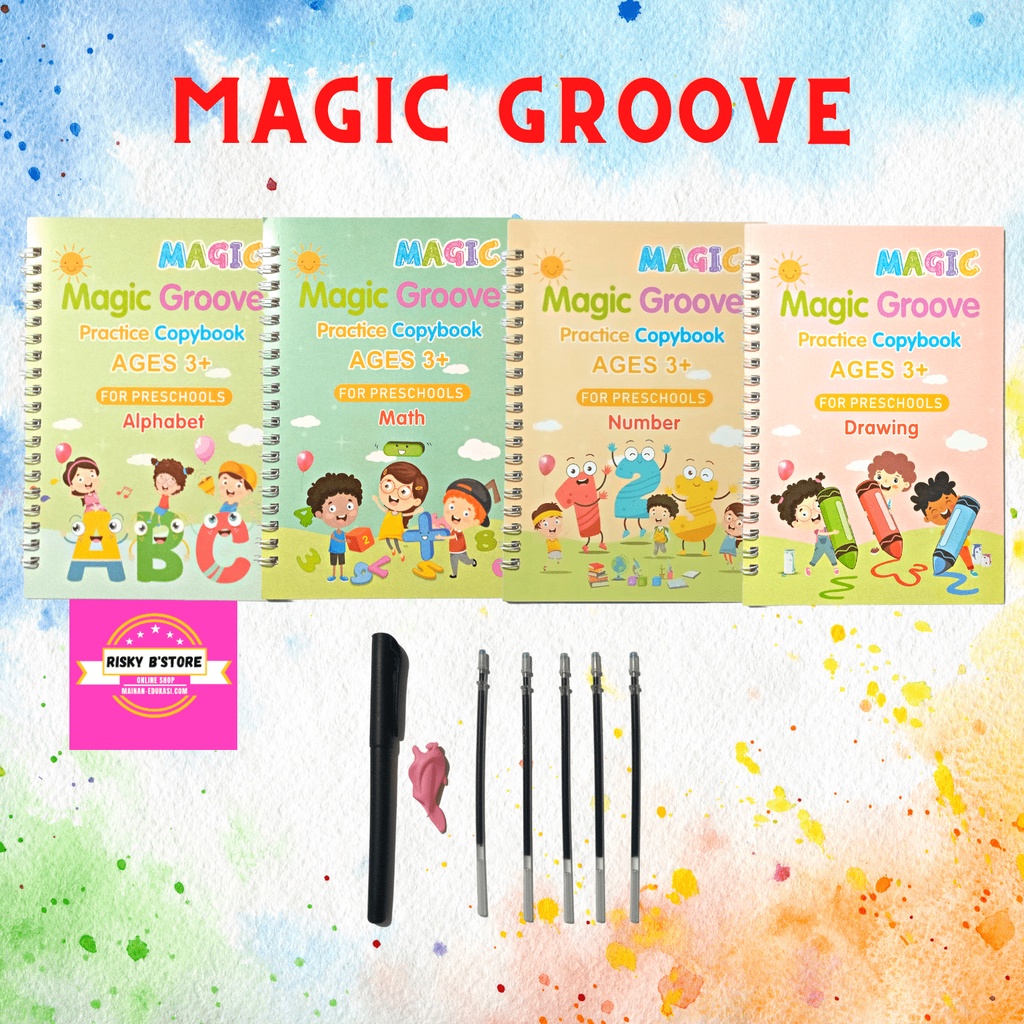 

Magic Groove Book // Buku Ajaib Tulisan Bisa Hilang