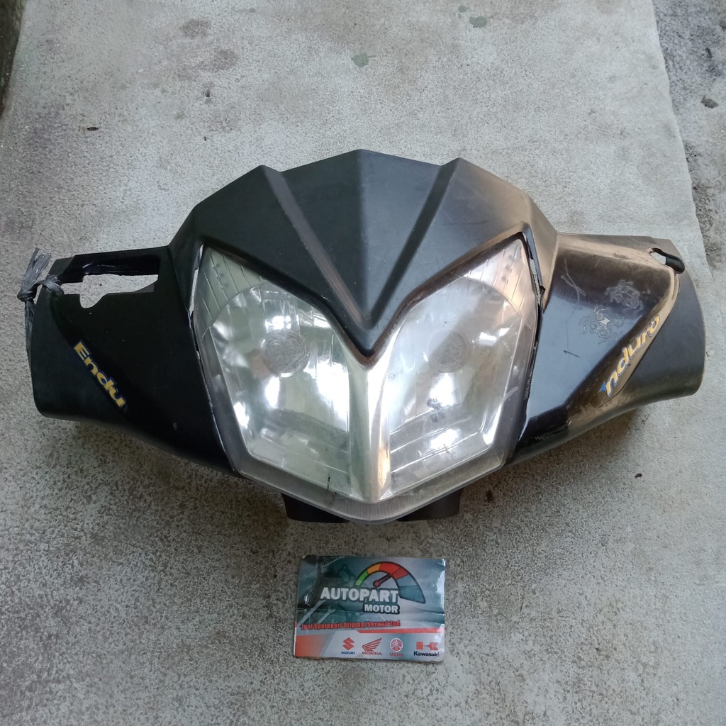 Batok kepala depan Supra x 125 supra plus reflektor lampu depan original