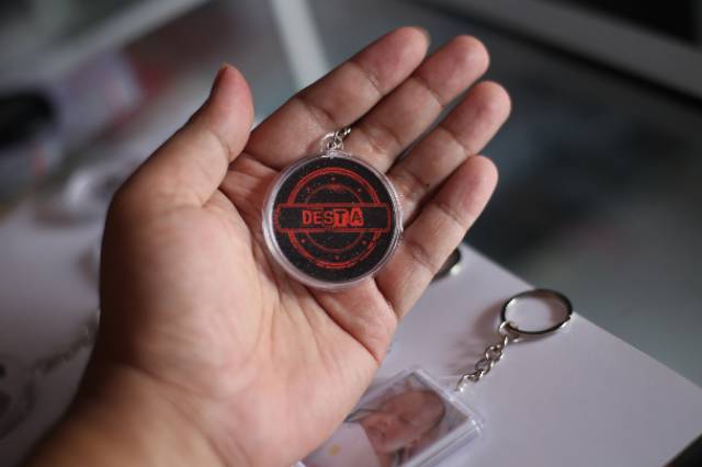 Gantungan Kunci Custom Foto 2 sisi