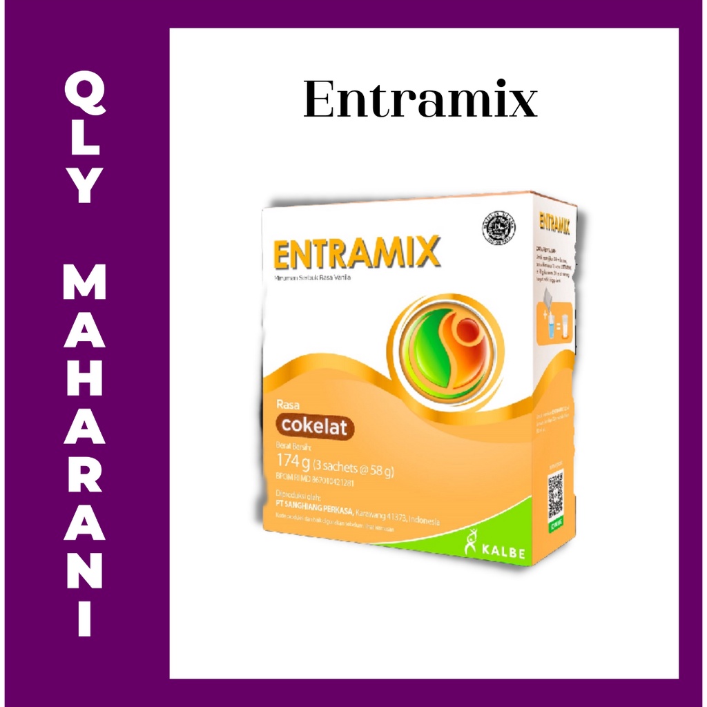 

Susu Entramix Nutrisi Harian Untuk Pasien Malnutrisi 174 Gram