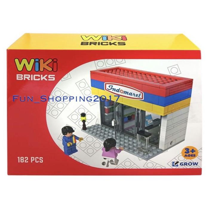 Brick Block Lego Wiki Brick Official Merchaindise Indomaret Miniatur Minimarket
