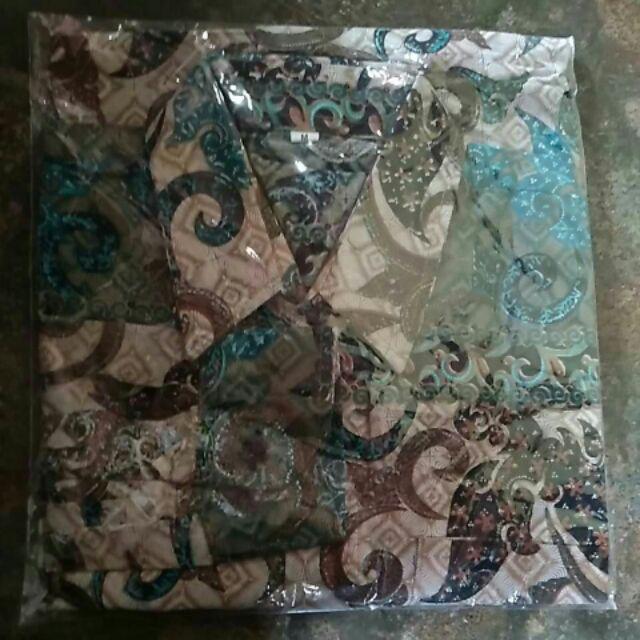 Bswart Batik Hrb026 Kenongo Lengan Panjang Padi Pekalongan M L Xl Batik Pria Murah Modern Grosir