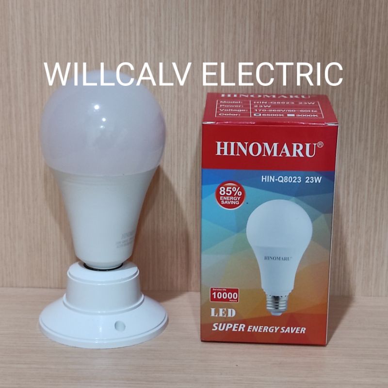 HINOMARU LAMPU LED BULB 23W 23 WATT CAHAYA PUTIH / LAMPU LED HINOMARU 23W 23 WATT BULB CAHAYA PUTIH