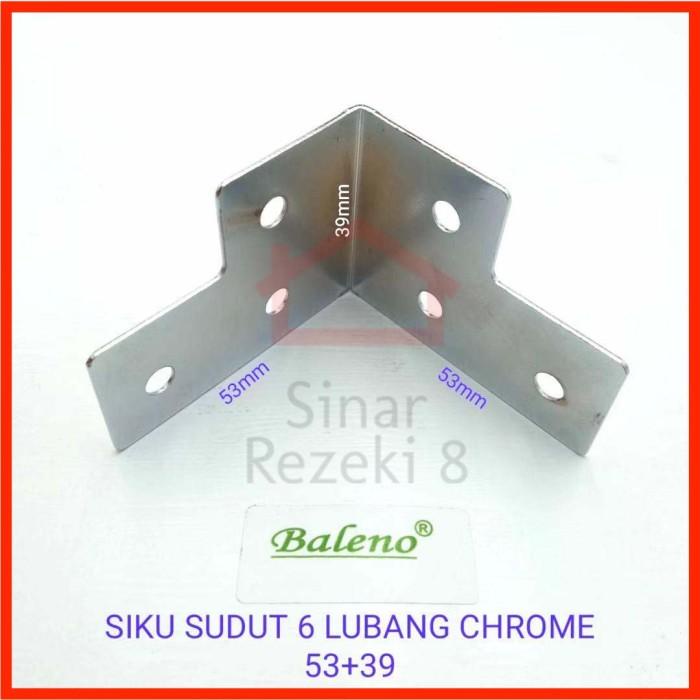 

Siku Sudut 6 Lubang CH / Plat Sambungan Pojok Konektor Kotak Kayu Kualitas Terjamin