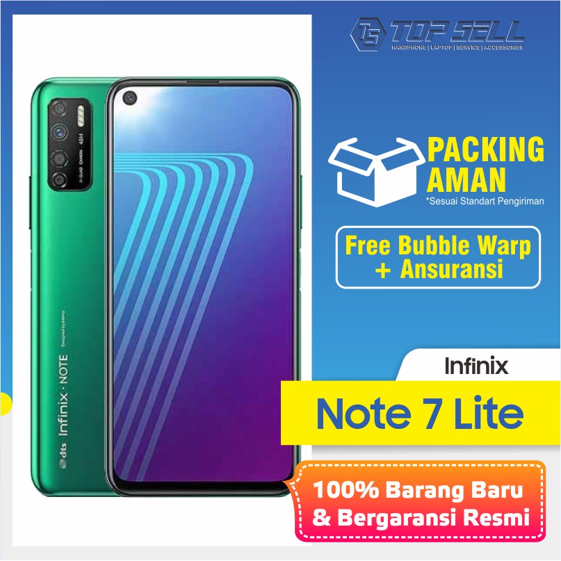 INFINIX NOTE 7 LITE RAM 4 64 GARANSI RESMI