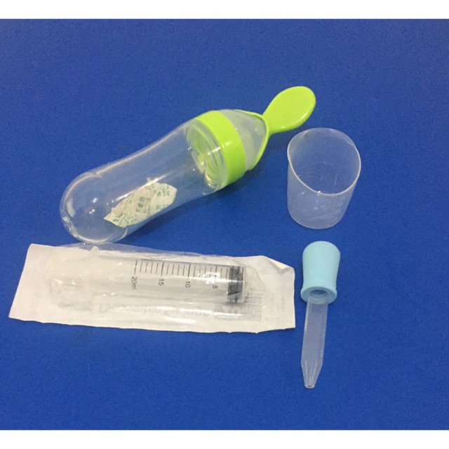 Paket anti bingung puting / cup feeder / sendok silicon / pipet ASI