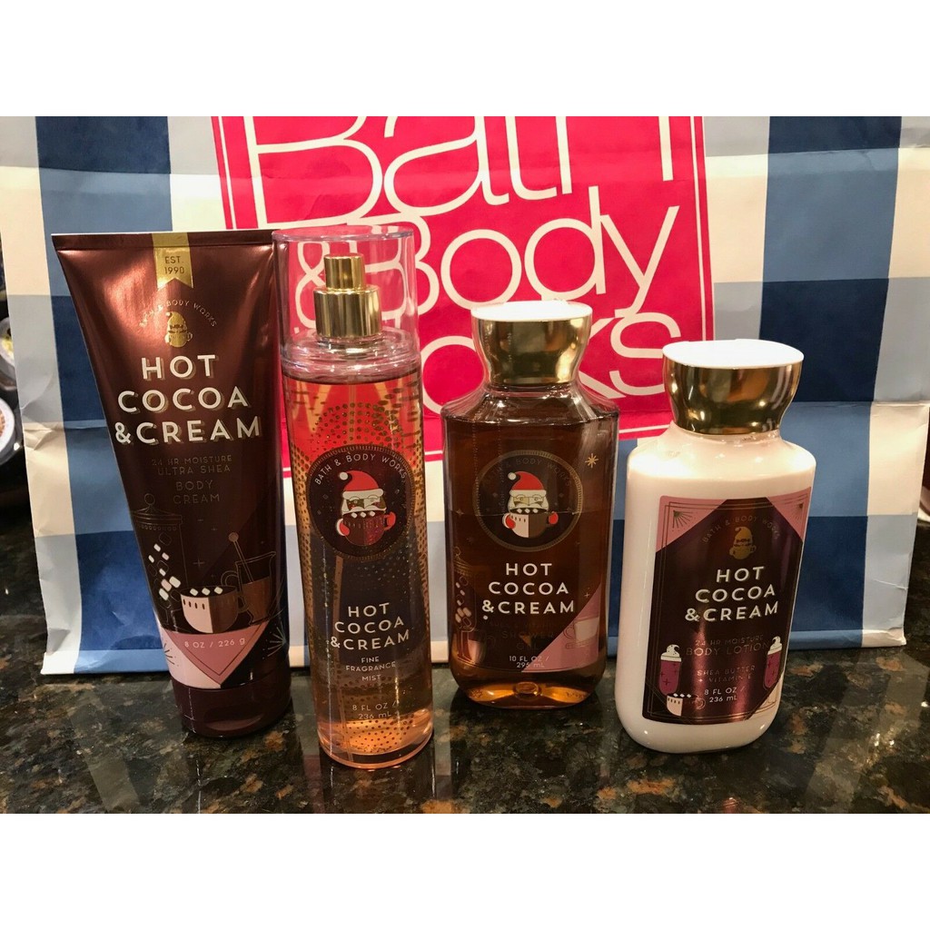 Bath and Body Works BBW HOT COCOA & CREAM Body Mist | Body ...