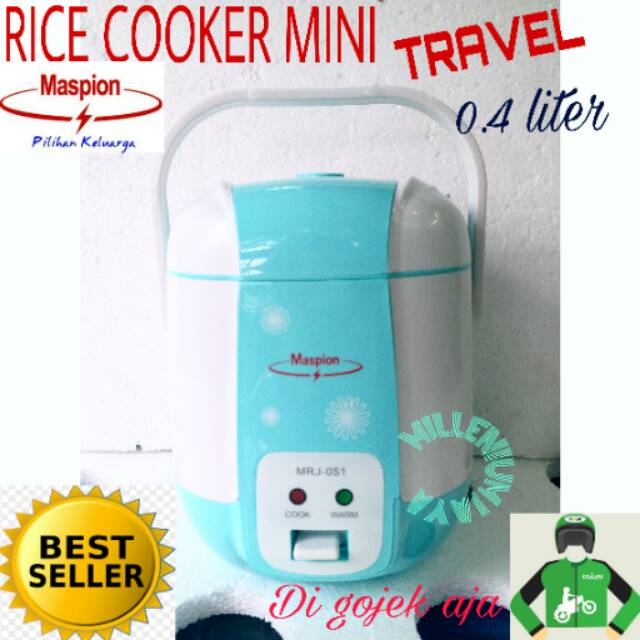 RICE COOKER MINI TRAVEL MRJ 051 MASPION 0.4 LITER