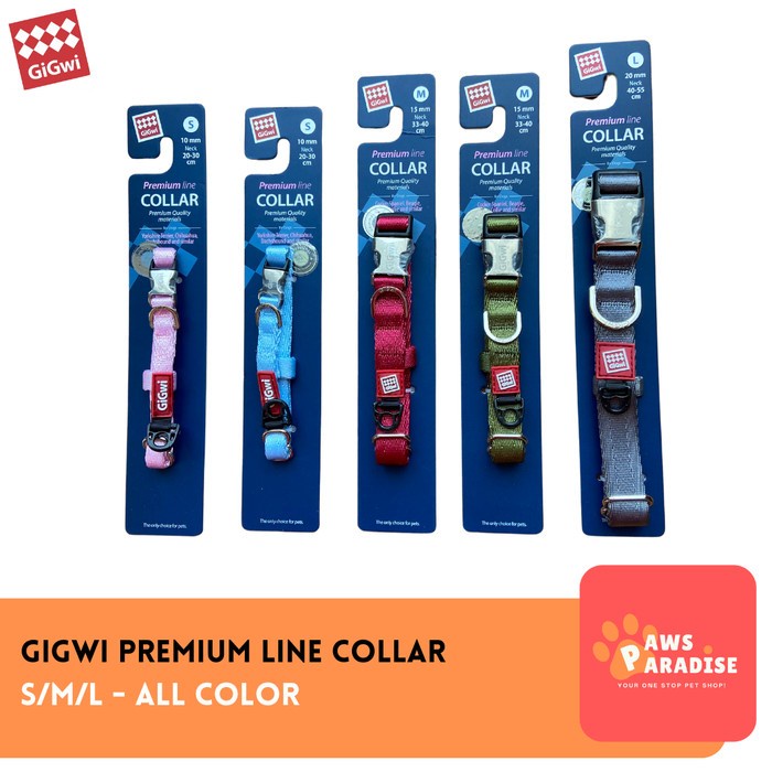 GIGWI Premium Line Dog Collar - Kalung Anjing