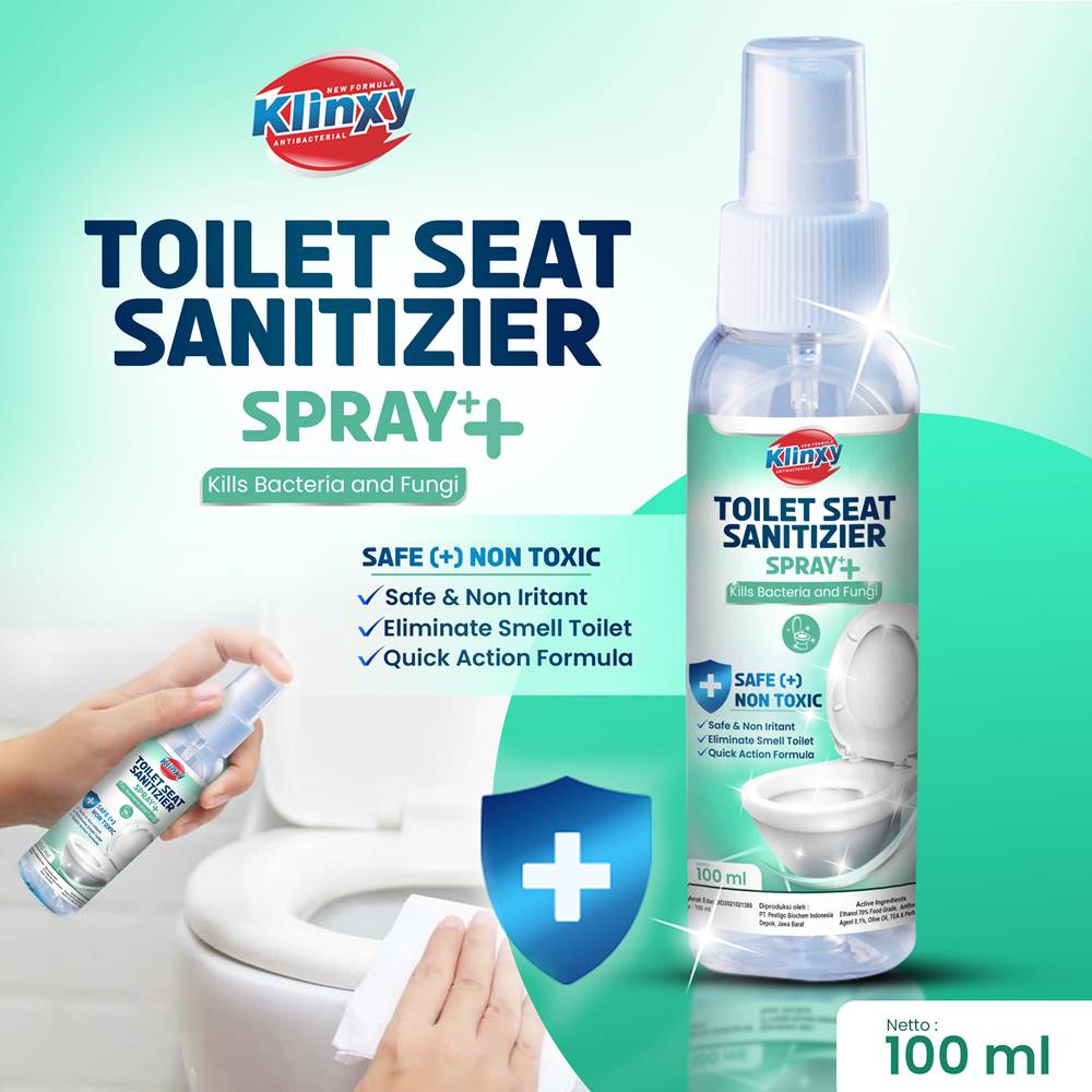 Klinxy Toilet Seat Spray Sanitizer / Anti Bakteri Steril Toilet 100ml