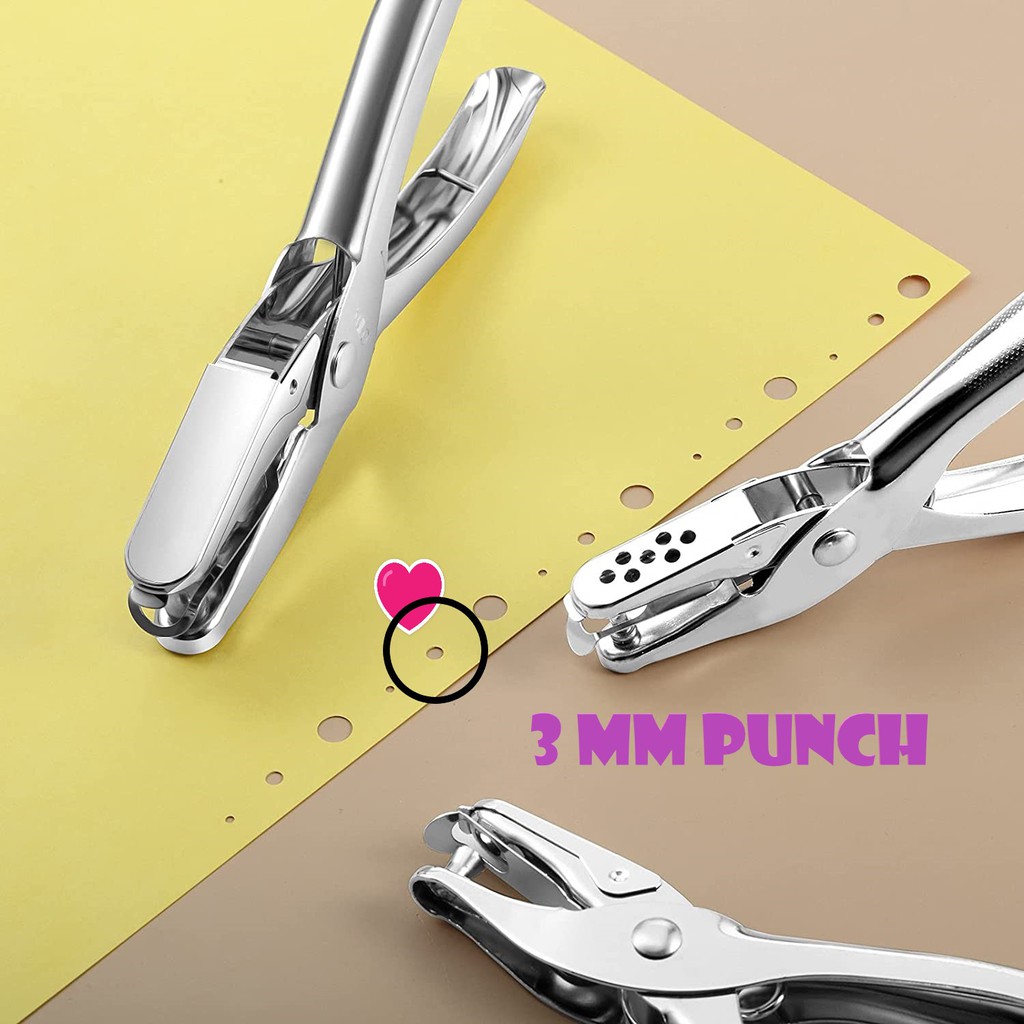 3 MM PUNCH/PERFORATOR, Etona 3MM ONE HOLE PUNCH. Cocok buat hang tag!