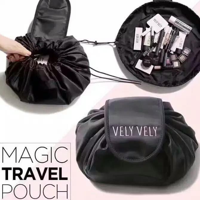 Vely Vely Bag /Tas Kosmetik Serut Besar / Magic Travel Pouch