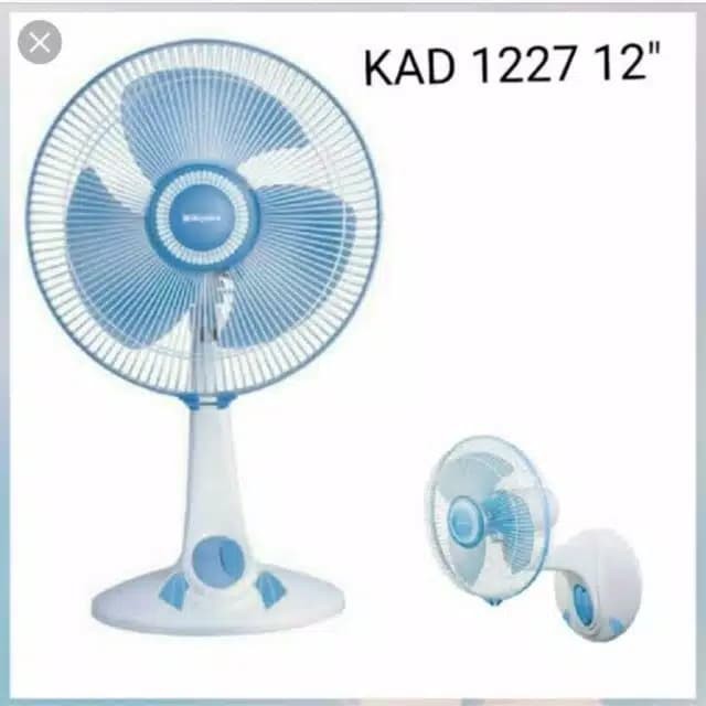 kipas angin MIYAKO KAD 1227 meja dan dinding 12 inci