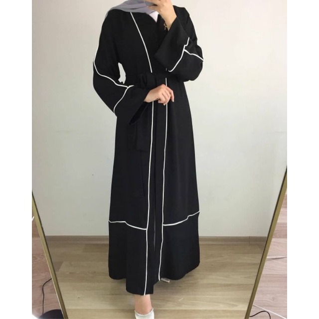 best sale exclusive abaya 1103 fursan gamis arab hitam kwalitas boutique busui by abaya elhabsyi