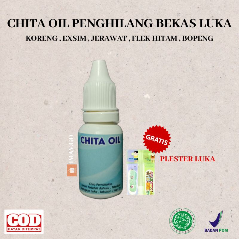 Chita oil penghilang bekas luka exsim jerawat flekhitam bopeng original ampuh