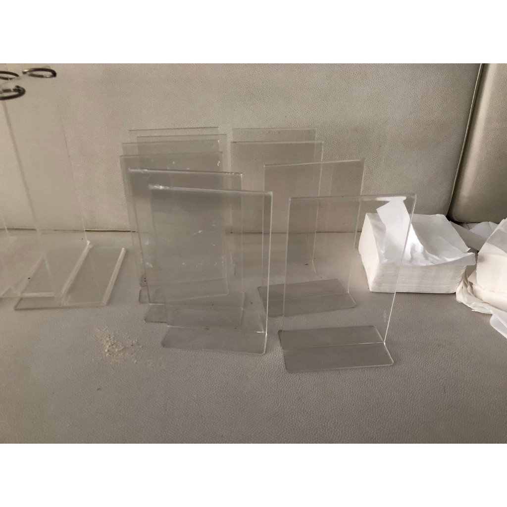 

Acrylic/Akrilik Display A5 uk 15x21 cm Bekas