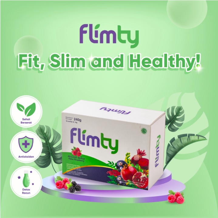 Flimty Fiber Flimty Blackcurrant Flimty Raspberry Detox Langsing Sehat