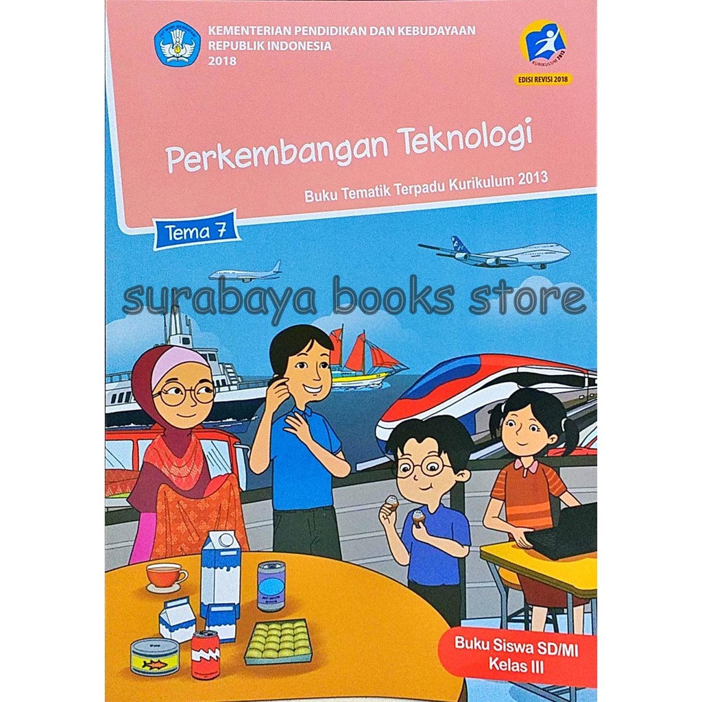 Tema 7 Kelas 3 Sd Mi Perkembangan Teknologi Tema Semester 2 Buku Tema 7