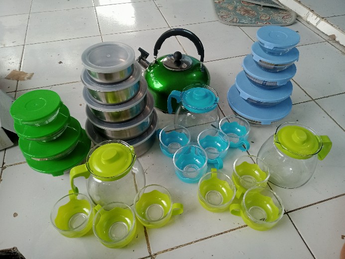 Terlaris Mangkok Kaca Tebal 5 Susun