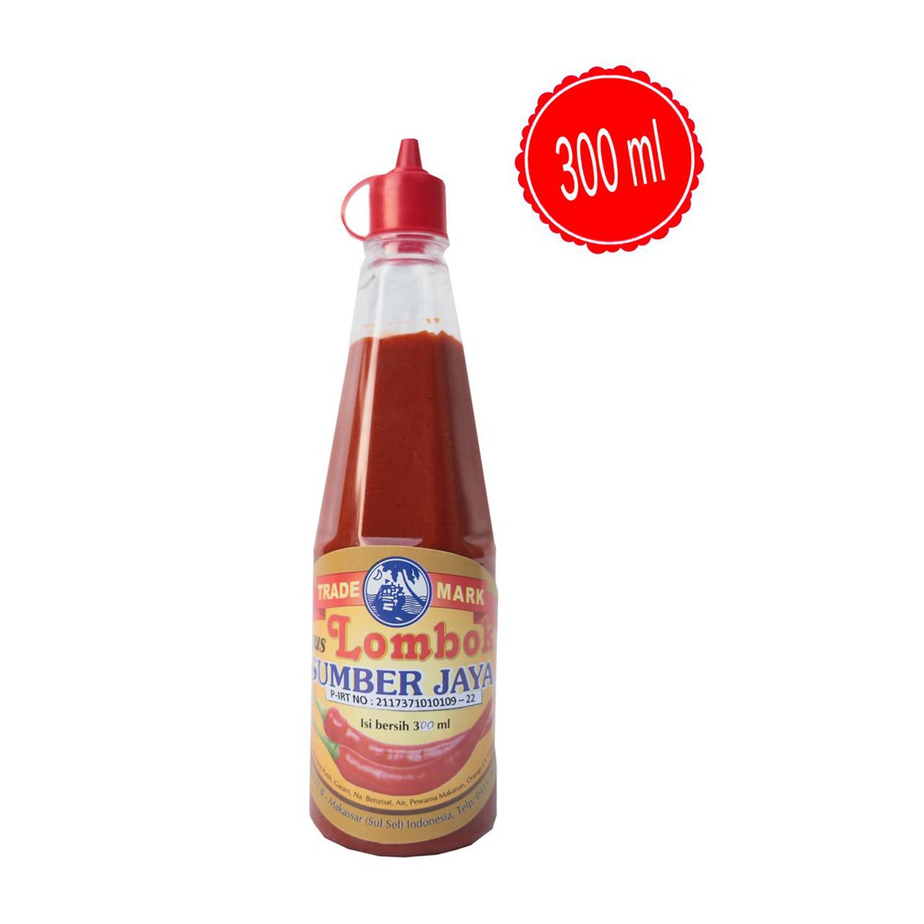 

Saos/Saus Sambal Merah 300 mL ( Sumber Jaya )