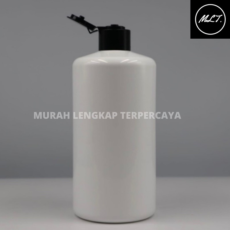 BOTOL FLIPTOP 500ML PUTIH GLOSSY PET FLIP TOP JAMUR 500 ML PUTIH PET PUTIH PUTIH FLIPTOP HITAM JAMUR