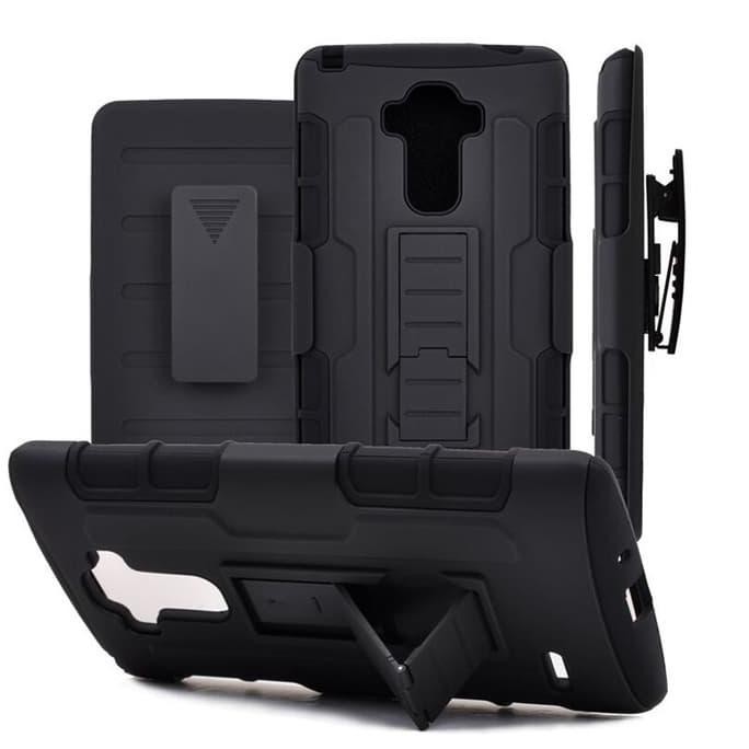 NEW CASE BELT CLIP LG G3 MINI/DOMPET/SARUNG/HP/TAS/IKAT PINGGANG/SLIDE - HITAM MILENIA