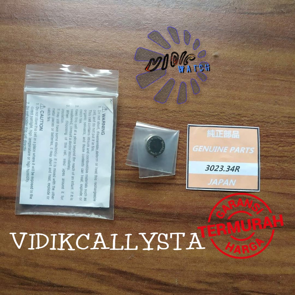 3023 34R TS920E TS 920E SEIKO CAPACITOR BATTERY SEIKO 3023 34R SEIKO VR42A VR43A RECHARGEABLE ORI