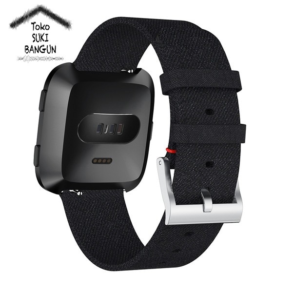 TALI JAM Fit Versa 1 / Versa 2 / Versa Lite CANVAS Motif Jeans Watch Band