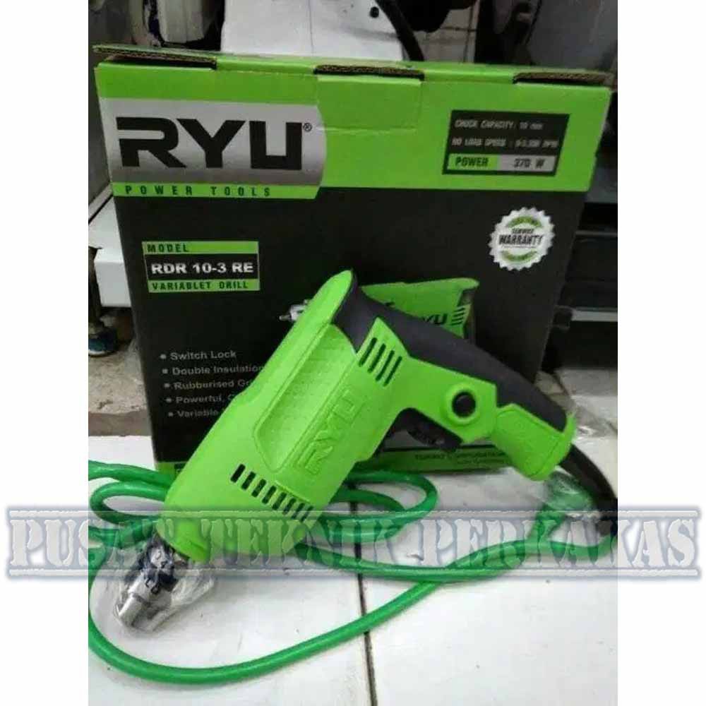 MESIN BOR RYU RDR 10-3RE FREE MATA BOR - MESIN BOR LISTRIK TEKIRO RYU