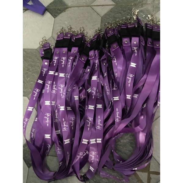 

tali id card dan tali lanyard gantungan kunci BTS
