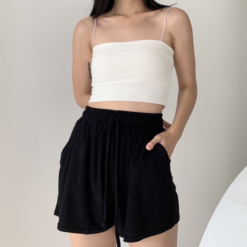 Tq88indonesia OOTD Hotpants VIURY / KYO CREPE SHORT HOMEY PANTS / Celana Pendek Santai / Celana Wanita Rumahan / Celana Pendek Kasual / Celana Bawahan Polos / Celana Terbaru / Celana Pendek Wanita