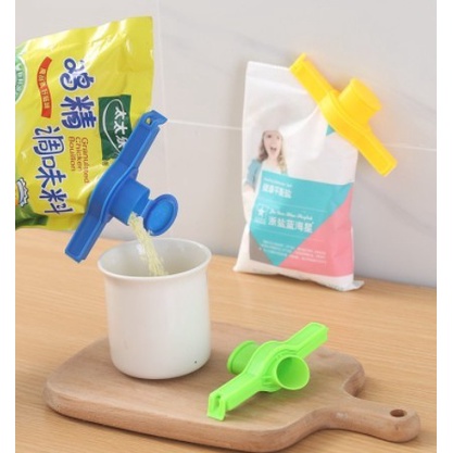 KLIP PENJEPIT ALAT JEPIT Makanan penuang sealing Lip Nozzle - Hijau-Perlengkapan Rumah