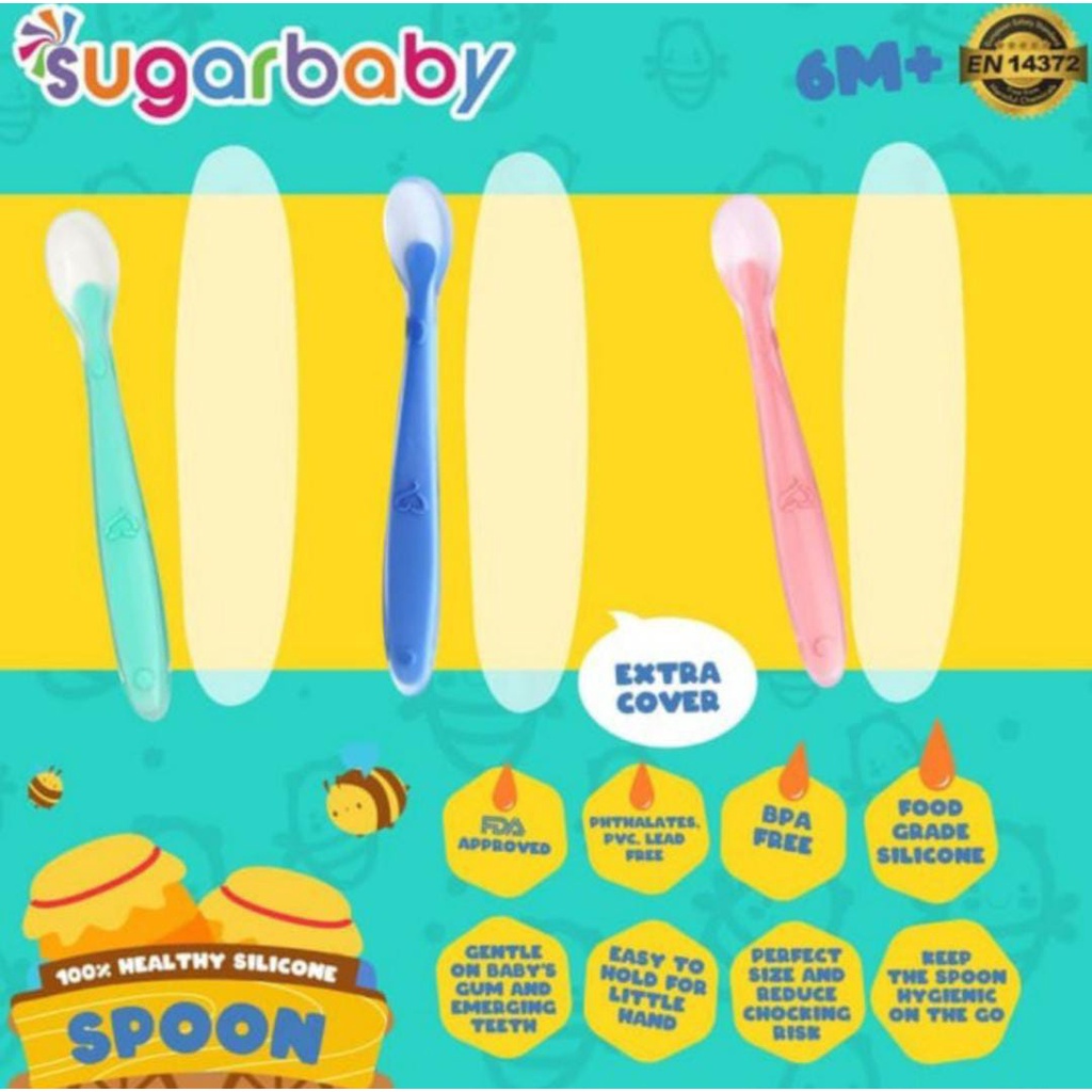 Sugarbaby Silicone Spoon W Case