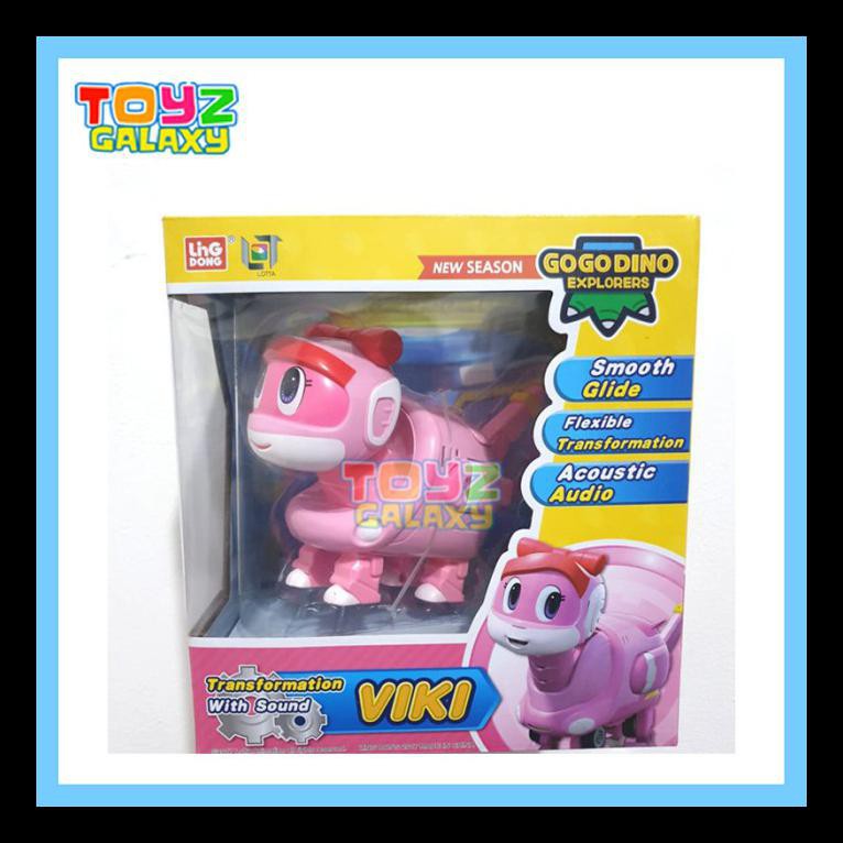 Promo Big Size Gogo Dino Sound Viki - Original Action Figure Al1