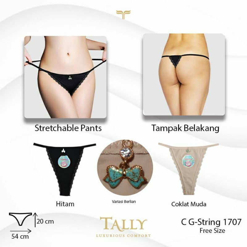 CD GSTRING TALLY THONG BASIC WANITA PAKAIAN DALAM WOMEN CEWEK